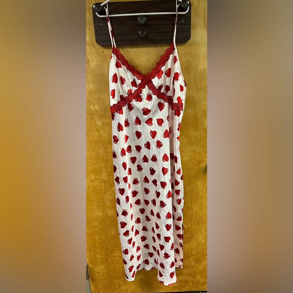 Jaclyn Smith Nightgown Valentines Day Hearts Baby Doll Size 2X